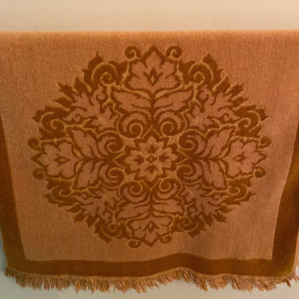 Fieldcrest Vintage Golden Set 2 Bath Towel 2 Wash Cloth 100% Cotton Made In USA